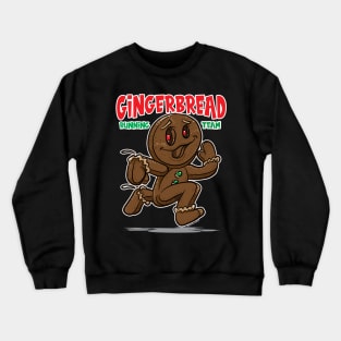 Gingerbread Running Team Crewneck Sweatshirt